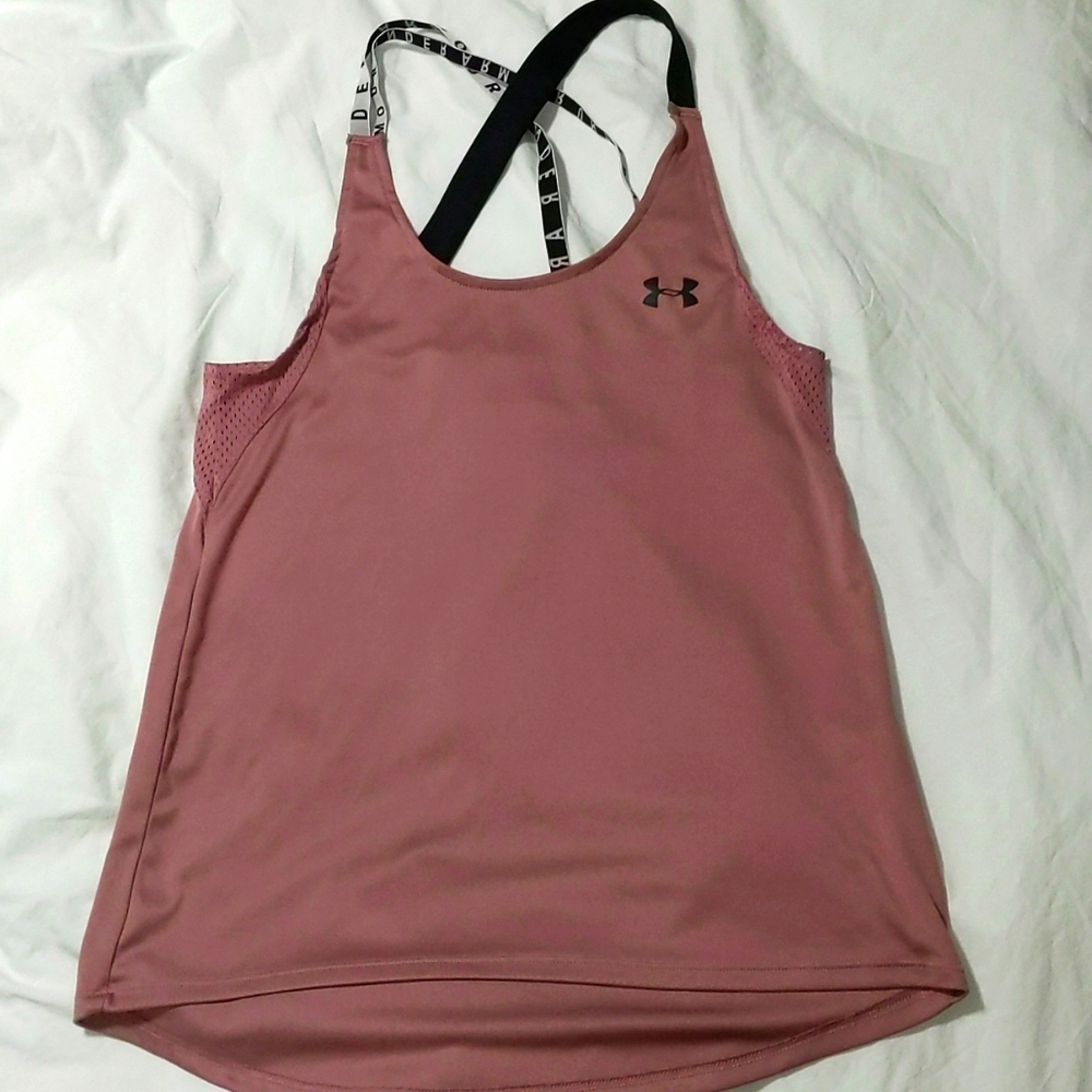 Under Armour Mauve Pink Racerback Tank Top
